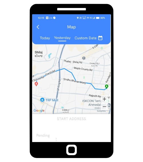 Live Tracking App Screenshots